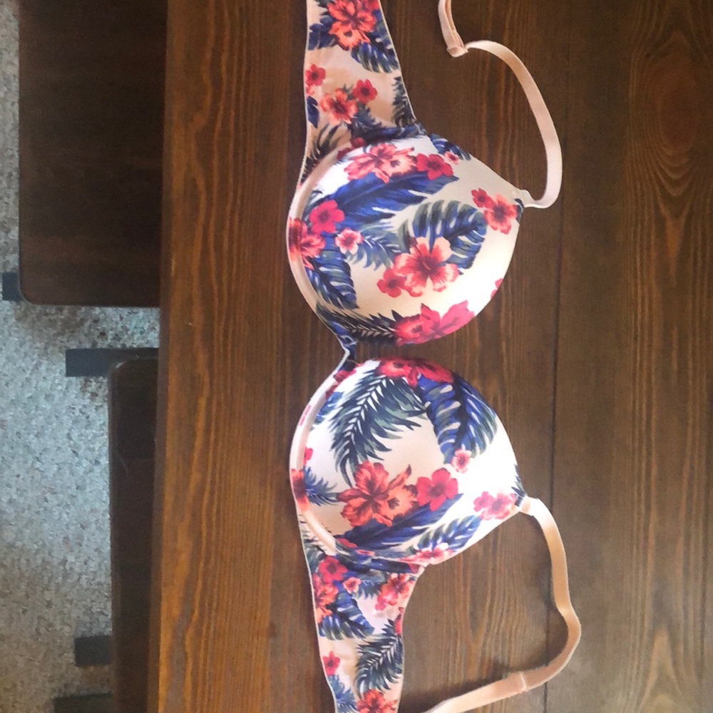 Pink 36C super push up bra
